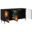 TV-skab LOCHEM 102 x 33 x 51 cm Sort eg Konstrueret træ