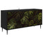 TV-skab ELBURG 102 x 33 x 51 cm Sort eg Konstrueret træ