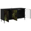 TV-skab ELBURG 102 x 33 x 51 cm Sort eg Konstrueret træ