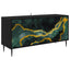 TV-skab WIJHE 102 x 33 x 51 cm Sort eg Konstrueret træ
