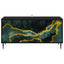 TV-skab WIJHE 102 x 33 x 51 cm Sort eg Konstrueret træ