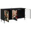 TV-skab BORNE 102 x 33 x 51 cm Sort eg Konstrueret træ