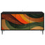TV-skab BONN 102 x 33 x 51 cm Sort eg Konstrueret træ