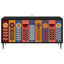 TV-skab ESSEN 102 x 33 x 51 cm Sort eg Konstrueret træ