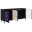 TV-skab MAINZ 102 x 33 x 51 cm Sort eg Konstrueret træ