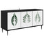 TV-skab HANAU 102 x 33 x 51 cm Sort eg Konstrueret træ
