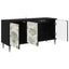 TV-skab GOTHA 102 x 33 x 51 cm Sort eg Konstrueret træ