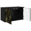 Væghængt TV Skab ELBURG 69 x 33 x 40 cm Sort eg Konstrueret træ
