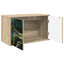 Væghængt TV Skab WIJHE 69 x 33 x 40 cm Sonoma-eg
