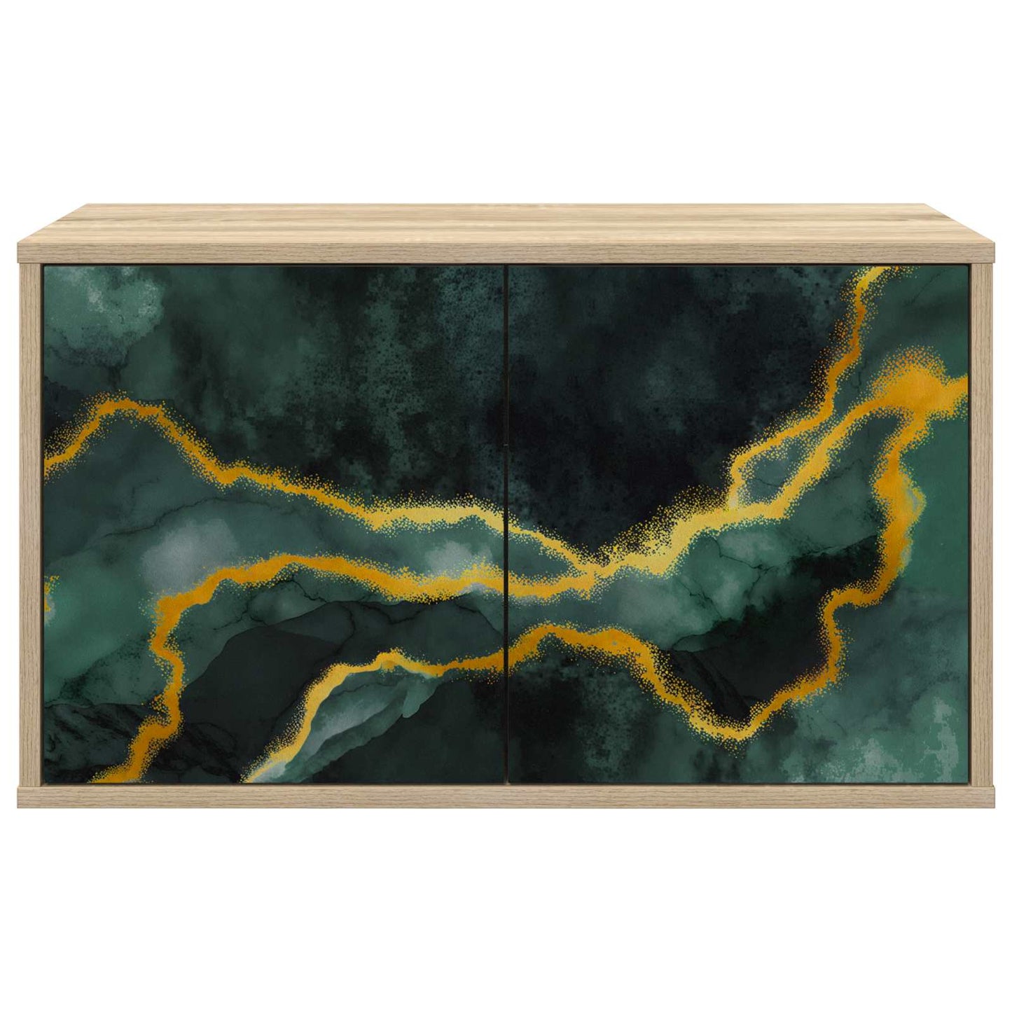 Væghængt TV Skab WIJHE 69 x 33 x 40 cm Sonoma-eg