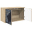 Væghængt TV Skab DOKKUM 69 x 33 x 40 cm Sonoma-eg
