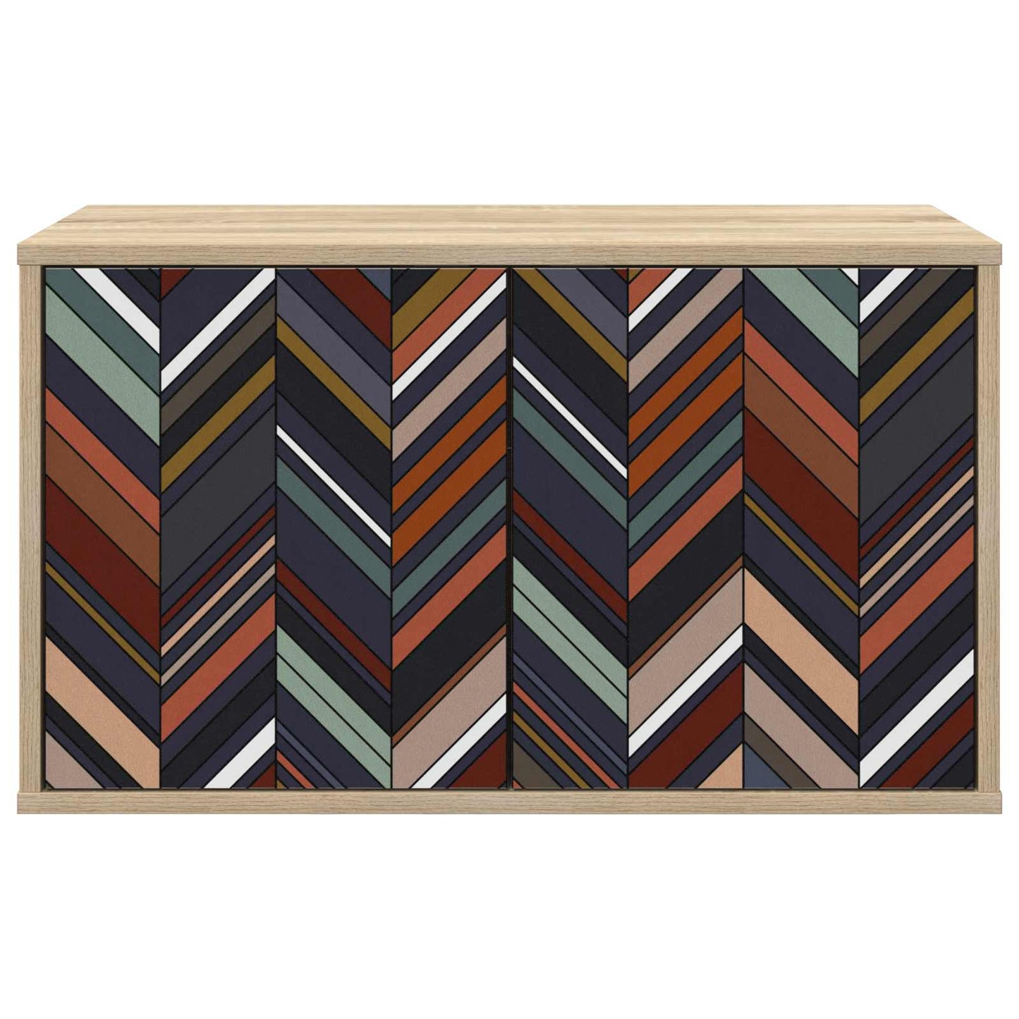 Væghængt TV Skab OMMEN 69 x 33 x 40 cm Sonoma-eg