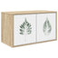 Væghængt TV Skab HANAU 69 x 33 x 40 cm Sonoma-eg