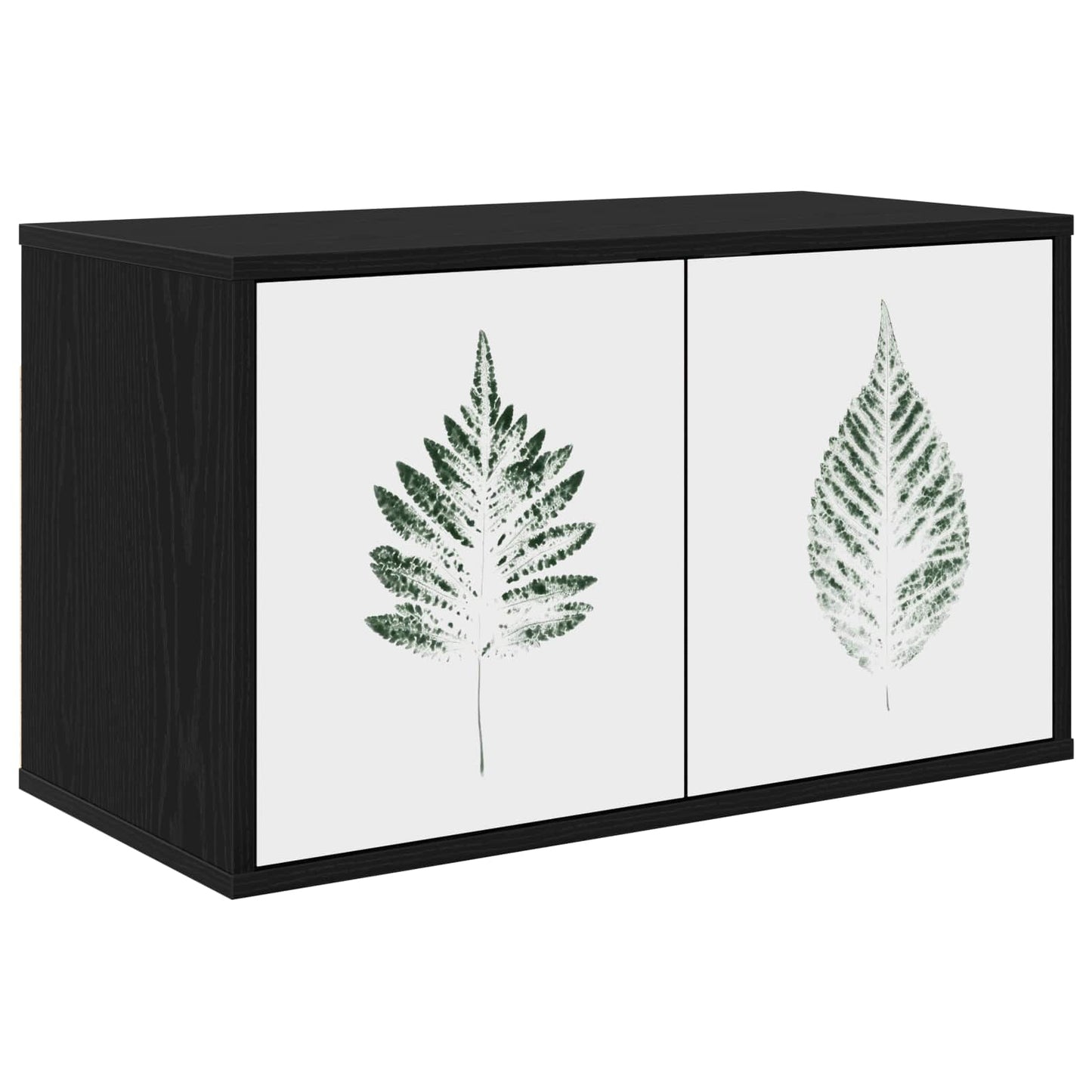 Væghængt TV Skab HANAU 69 x 33 x 40 cm Sort eg Konstrueret træ