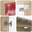 Væghængt TV Skab AACHEN 69 x 33 x 40 cm Sonoma-eg