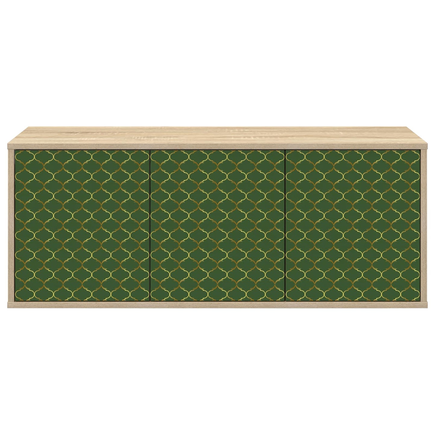 Væghængt TV Skab GELEEN 102 x 33 x 40 cm Sonoma-eg