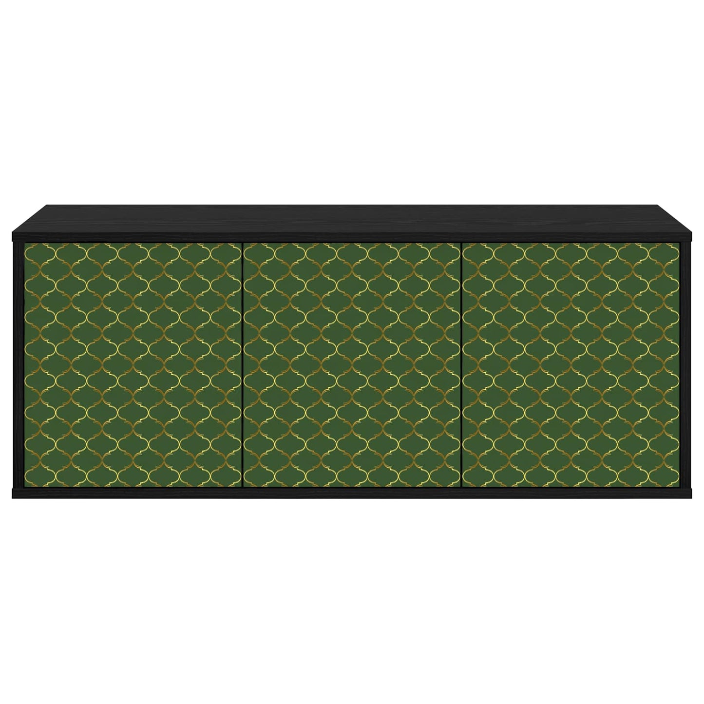 Væghængt TV Skab GELEEN 102 x 33 x 40 cm Sort eg