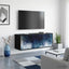 Væghængt TV Skab RAALTE 102 x 33 x 40 cm Sort eg
