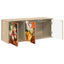 Væghængt TV Skab GENNEP 102 x 33 x 40 cm Sonoma-eg
