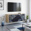 Væghængt TV Skab DOKKUM 102 x 33 x 40 cm Sonoma-eg