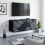 Væghængt TV Skab DOKKUM 102 x 33 x 40 cm Sort eg