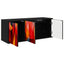 Væghængt TV Skab HEESCH 102 x 33 x 40 cm Sort eg
