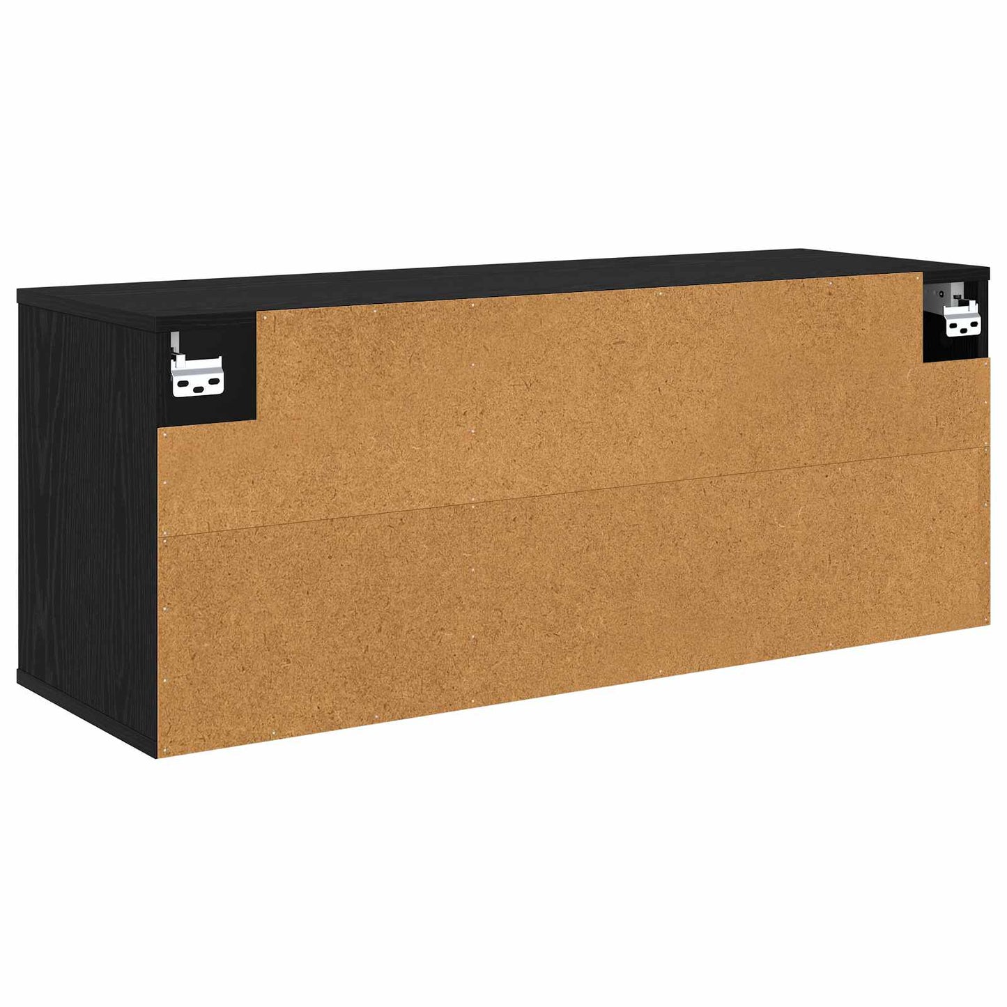 Væghængt TV Skab HEESCH 102 x 33 x 40 cm Sort eg
