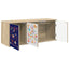 Væghængt TV Skab MAINZ 102 x 33 x 40 cm Sonoma-eg