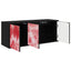 Væghængt TV Skab AACHEN 102 x 33 x 40 cm Sort eg