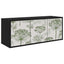 Væghængt TV Skab GOTHA 102 x 33 x 40 cm Sort eg Konstrueret træ