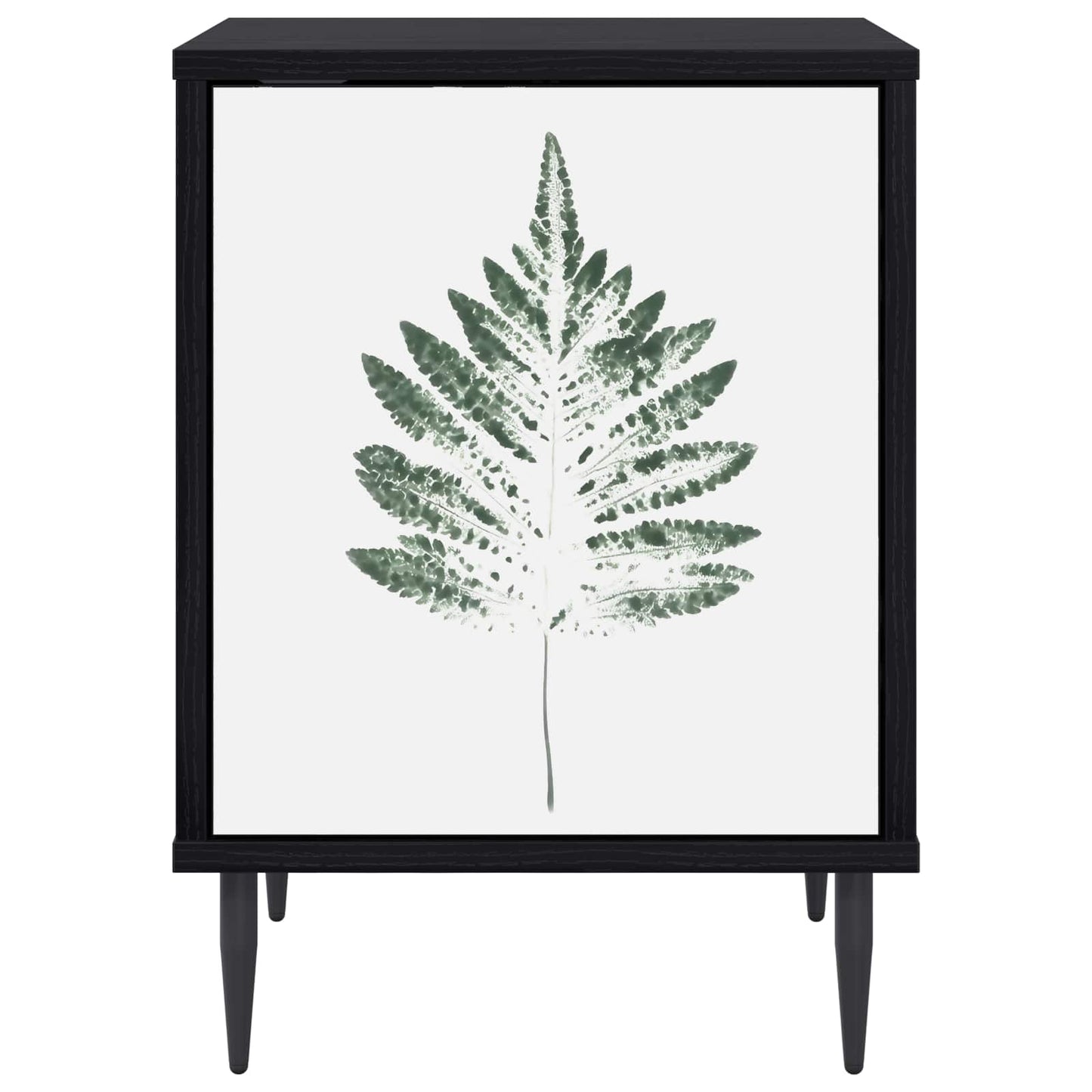 Natskab HANAU Sort eg 36 x 33 x 51 cm Konstrueret træ