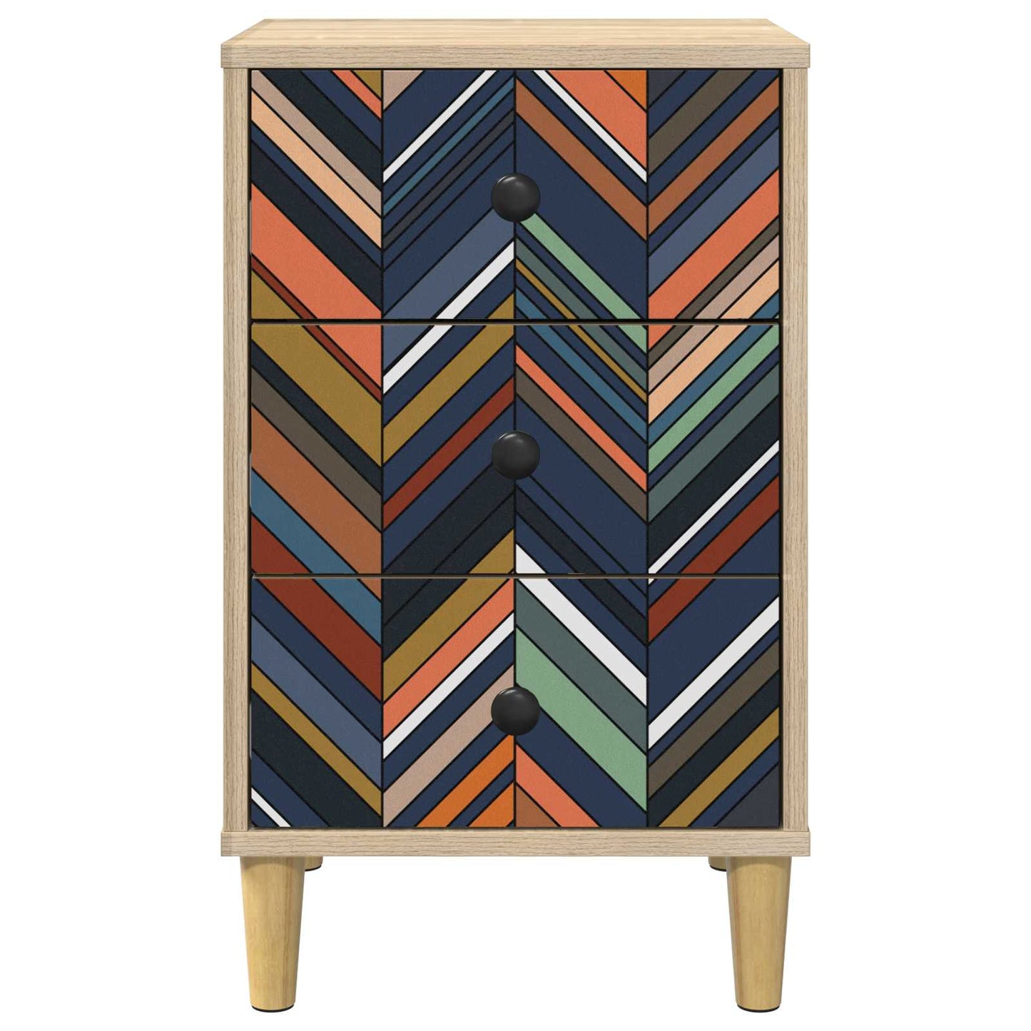 Natskab OMMEN Sonoma-eg 36 x 33 x 60 cm Konstrueret træ
