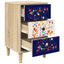 Natskab MAINZ 2 stk. Sonoma-eg 36 x 33 x 60 cm Konstrueret træ