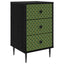 Natskab GELEEN Sort eg 36 x 33 x 61 cm Konstrueret træ