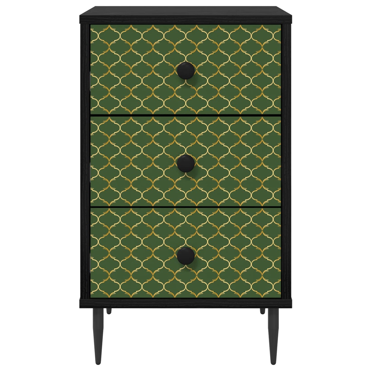 Natskab GELEEN Sort eg 36 x 33 x 61 cm Konstrueret træ