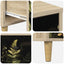 Skuffeskab RHENEN Tropisk jungleprint 66 x 36,5 x 75 cm