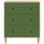 Skuffeskab GELEEN Smaragd geometrisk mønster 66 x 36,5 x 75 cm