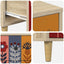 Skuffeskab ESSEN Solblomstprint 66 x 36,5 x 75 cm Sonoma-eg