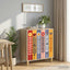 Skuffeskab ESSEN Solblomstprint 66 x 36,5 x 75 cm Sonoma-eg
