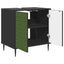 Badeværelsesskab GELEEN Sort eg 60 x 40 x 61 cm Konstrueret træ