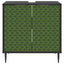 Badeværelsesskab GELEEN Sort eg 60 x 40 x 61 cm Konstrueret træ