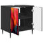 Badeværelsesskab HEESCH Sort eg 60 x 40 x 61 cm Konstrueret træ