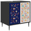 Badeværelsesskab MAINZ Sort eg 60 x 40 x 61 cm Konstrueret træ