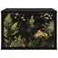 Vægmonteret natbord RHENEN 2 stk. Sort eg 36 x 33 x 25 cm