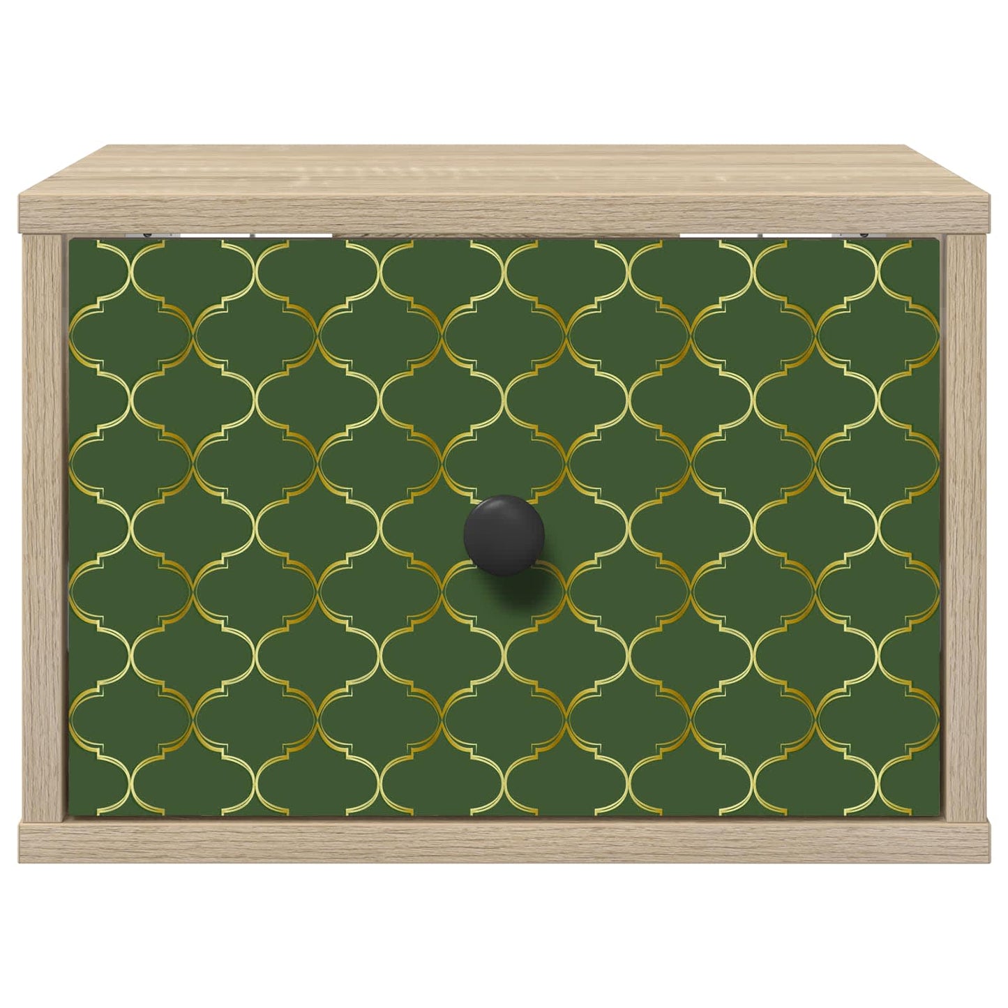 Vægmonteret natbord GELEEN 2 stk. Sonoma-eg 36 x 33 x 25 cm