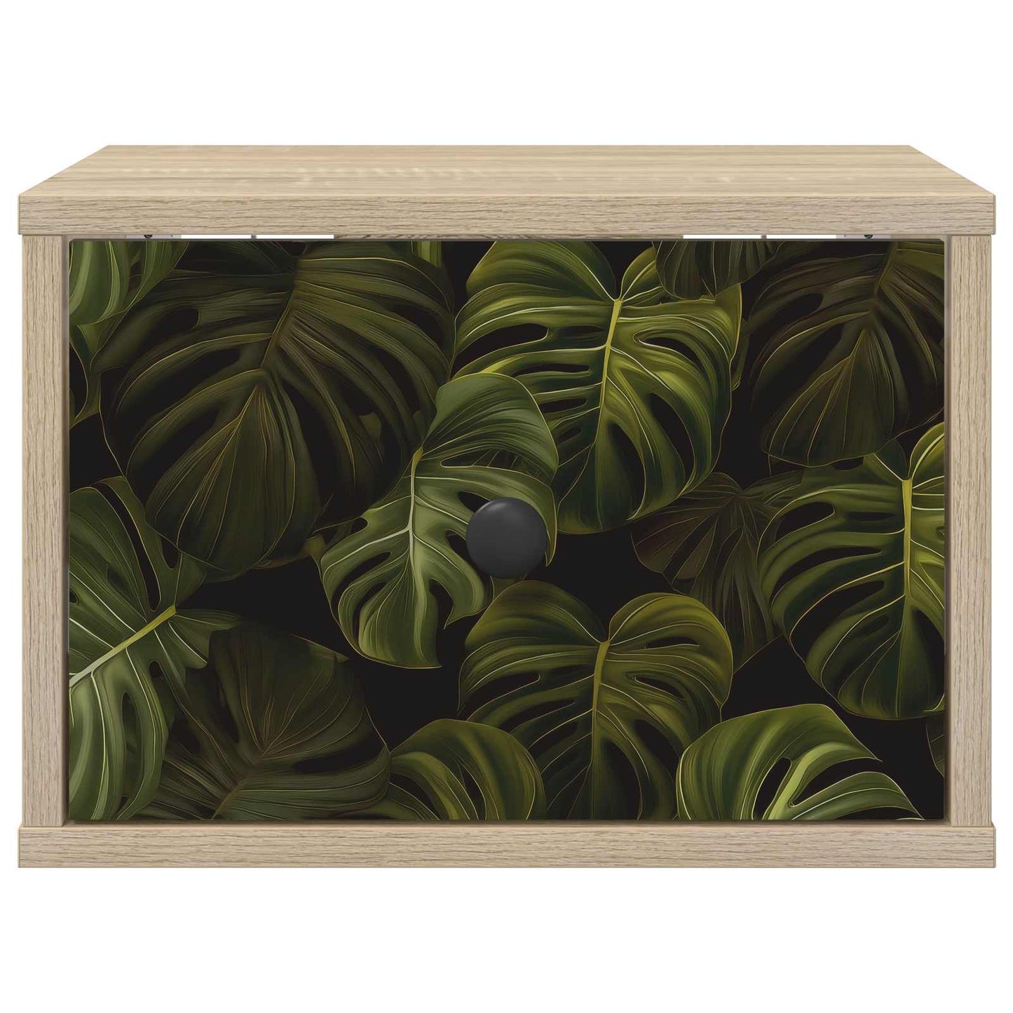 Vægmonteret natbord ELBURG 2 stk. Sonoma-eg 36 x 33 x 25 cm