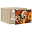 Vægmonteret natbord GENNEP Sonoma-eg 36 x 33 x 25 cm