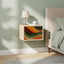 Vægmonteret natbord BONN 2 stk. Sonoma-eg 36 x 33 x 25 cm