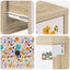 Vægmonteret natbord MAINZ Sonoma-eg 36 x 33 x 25 cm