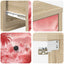 Vægmonteret natbord AACHEN 2 stk. Sonoma-eg 36 x 33 x 25 cm